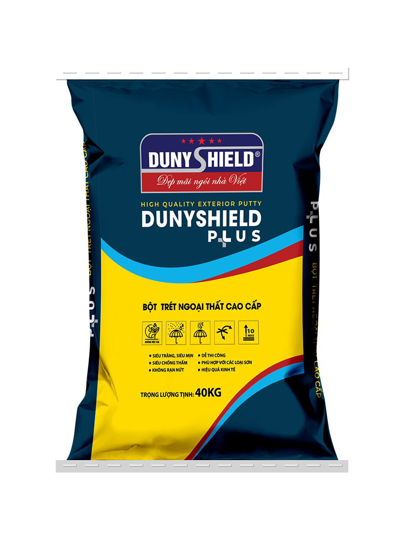 Dunyshield Plus - Bột trét ngoại thất cao cấp Dunyshield Plus - Bột trét ngoại thất cao cấp